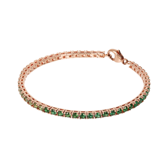 Bracciale Bronzallure Donna in Lega metallica Cubic Zirconia WSBZ02112.MULTIGREEN - WSBZ02112.MULTIGREEN
